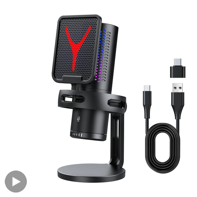 Professional RGB Gaming Microphone